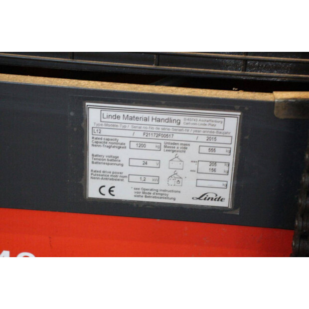 2015 Linde L12-41118458