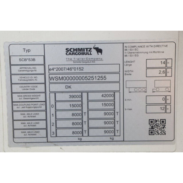 2020 Schmitz Cargobull SCB*S3B-41118558