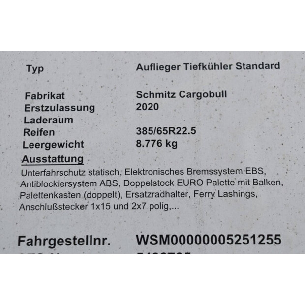 2020 Schmitz Cargobull SCB*S3B-41118562