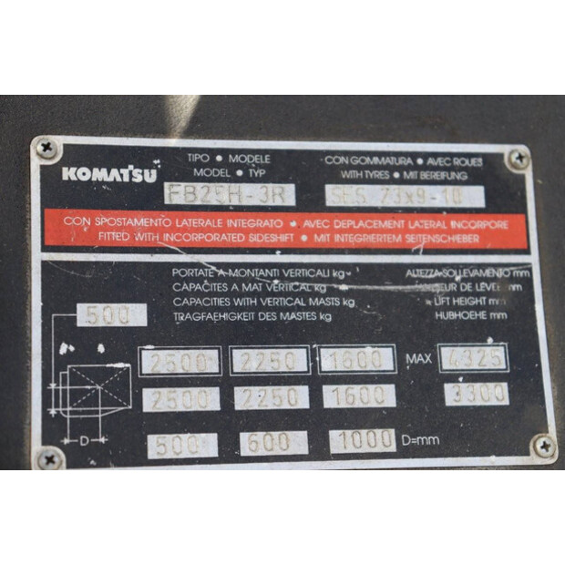 Komatsu FB25H-3R-41119785