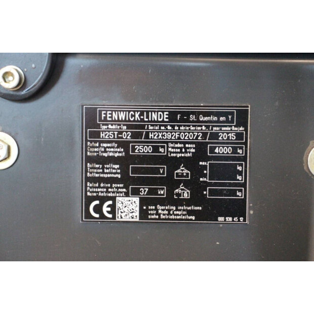 2015 ليندي H25T-02-41120392