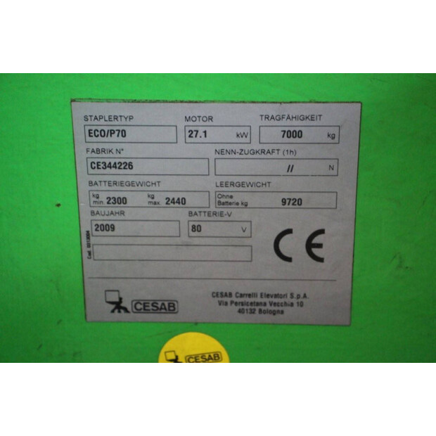 2009 Cesab ECO/P70-41120492