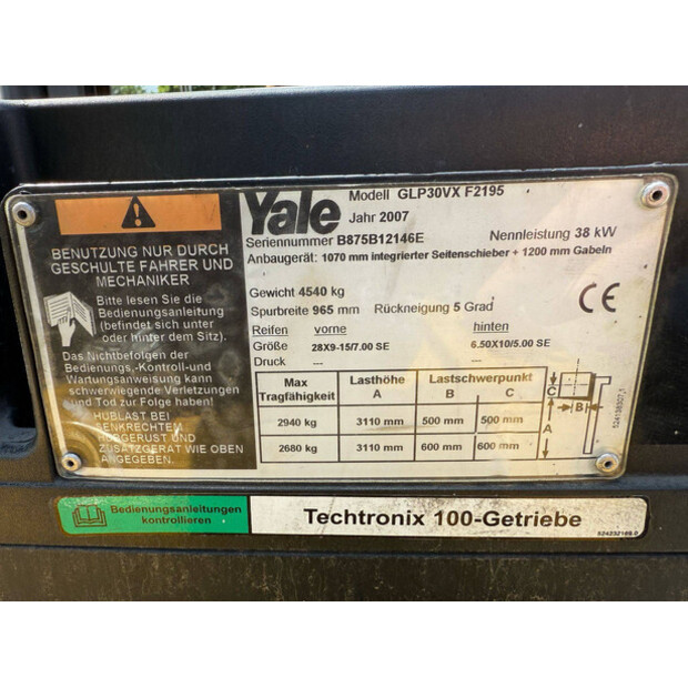 2007 Yale GLP30VX F2195-41120990