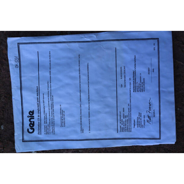 2007 Genie GS-2632-41121379