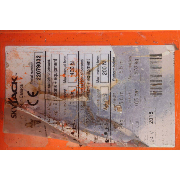 2015 SkyJack SJ3219-41122159