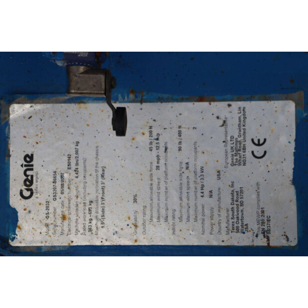 2007 Genie GS-2032-41122230