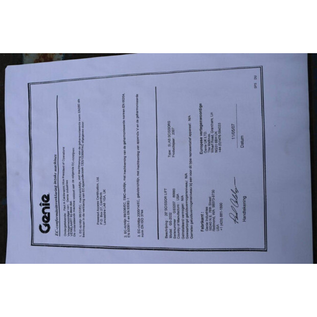2007 Genie GS-2032-41122490