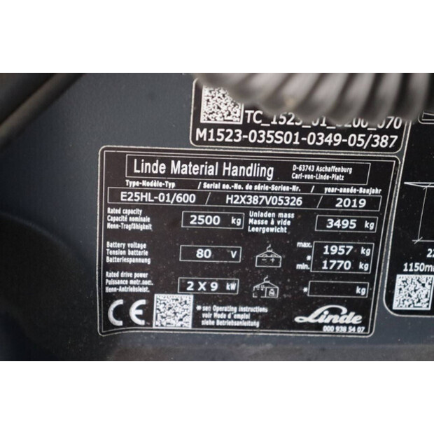 2019 ليندي E25HL-01/600-41122543