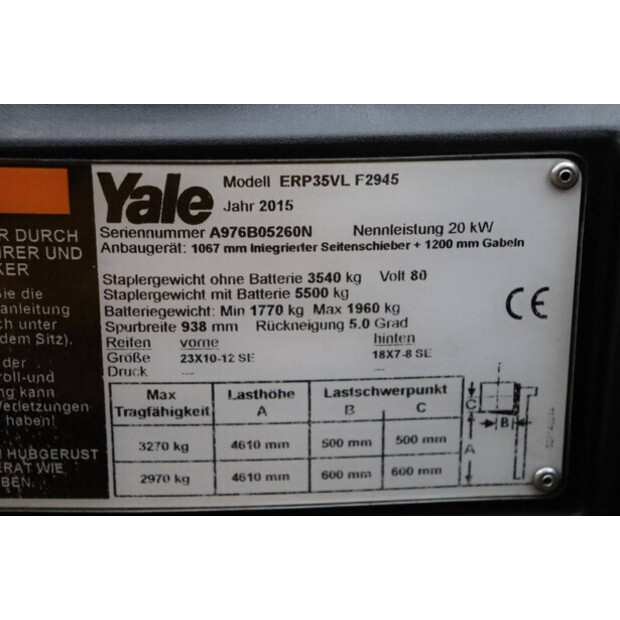 2015 Yale ERP35VL F2945-41122714