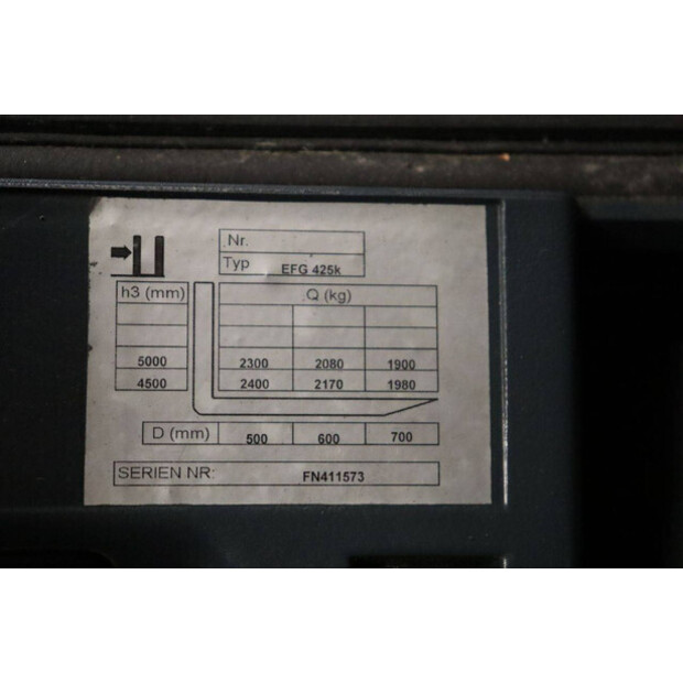 2011 Jungheinrich EFG 425K GE115-500DZ-41122989
