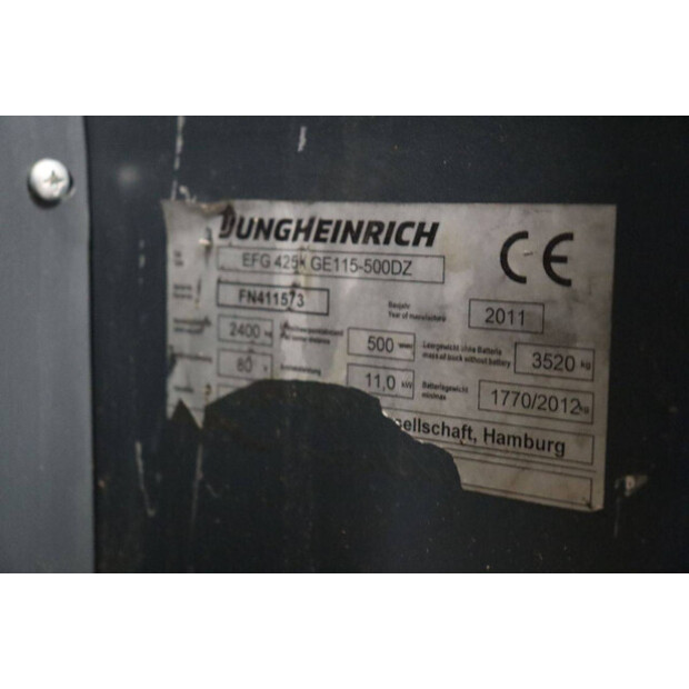 2011 Jungheinrich EFG 425K GE115-500DZ-41122996