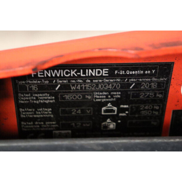 2018 Linde T16-41123132