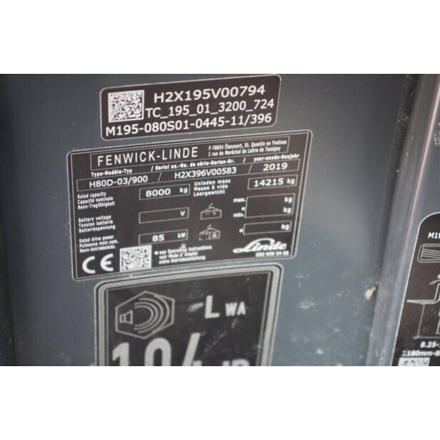 2019 ليندي H80D-03/900-41123594