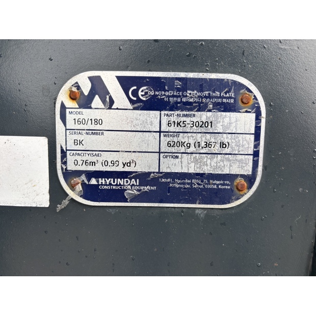 2018 Hyundai HW160-41129603