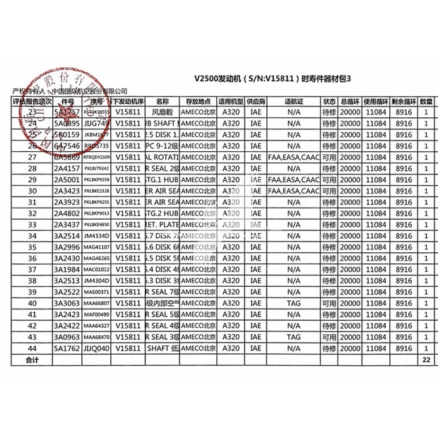IAE V2500-41135694