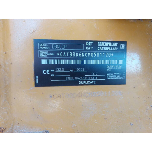 2017 Caterpillar D6N LGP-41138656