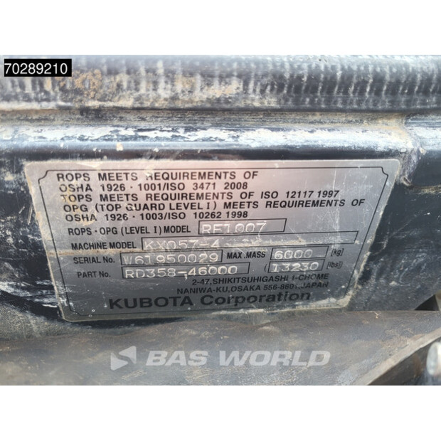 2020 KUBOTA KX057-4-41142036