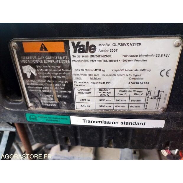 2007 يال GLP25VX V2420-41159320