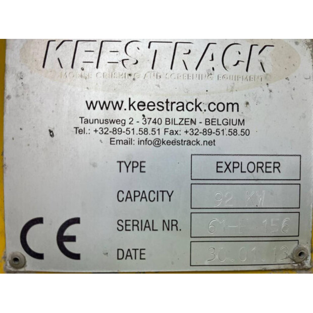 2013 Keestrack Explorer 1800-41160466