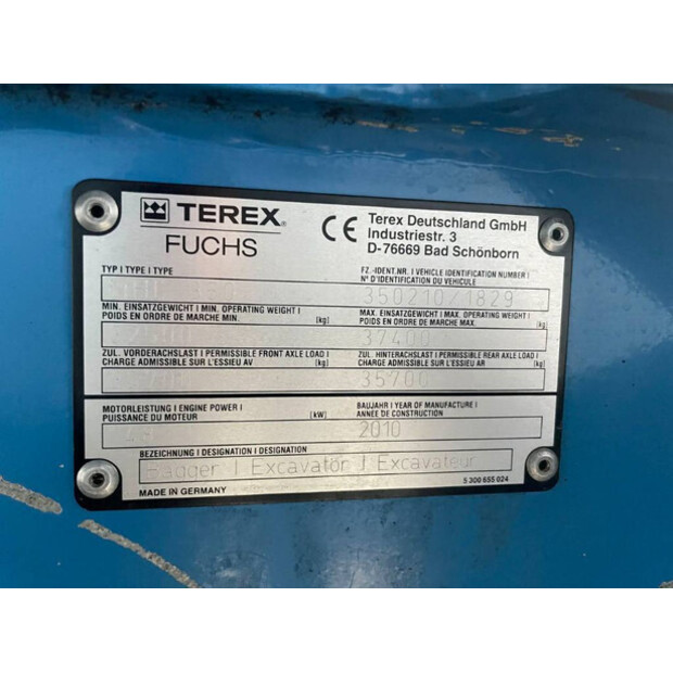 2010 FUCHS MHL 350-41167335