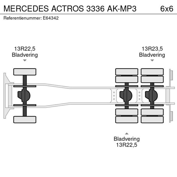 2009 مرسيدس بنز Actros 3336-41169172