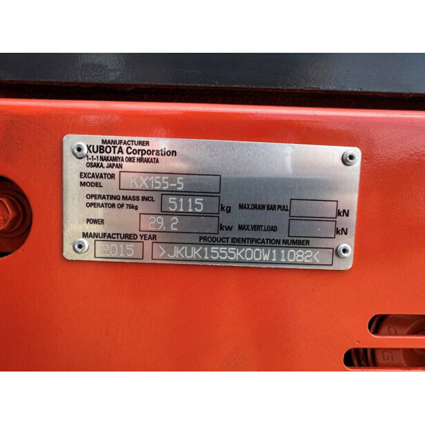 2015 KUBOTA KX161-3SZ-41169664