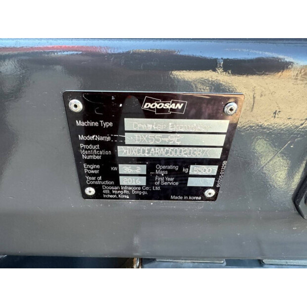 2016 دووسان DX55-9C-41169952