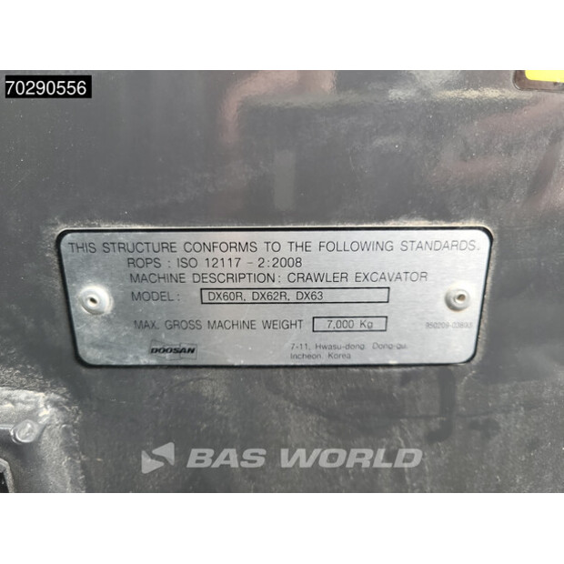 2021 Doosan DX63-3-41171142