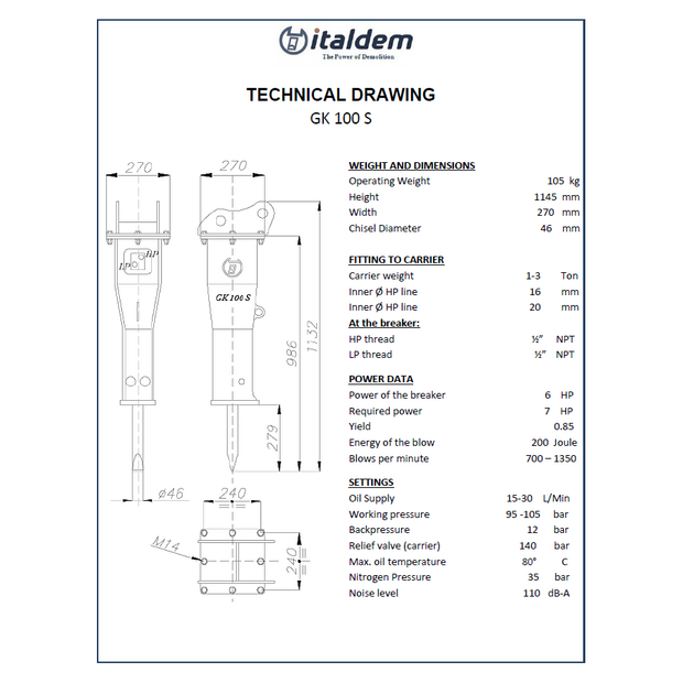 Italdem GK100 S-41222068