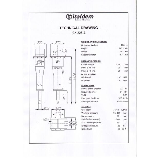 Italdem GK225s-41222088