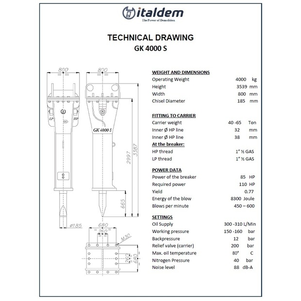 Italdem GK4000S-41222200