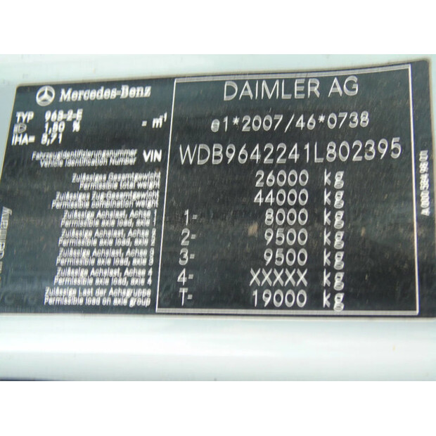 2013 مرسيدس بنز Arocs 2640-41222474