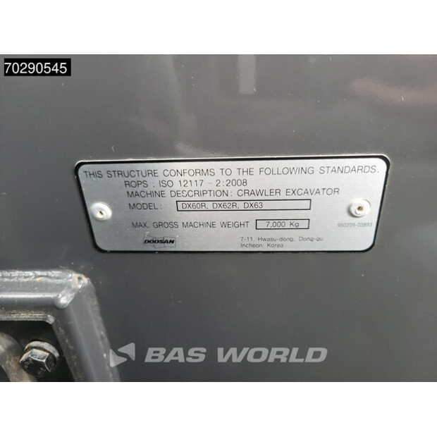 2020 Doosan DX62R-3-41223962