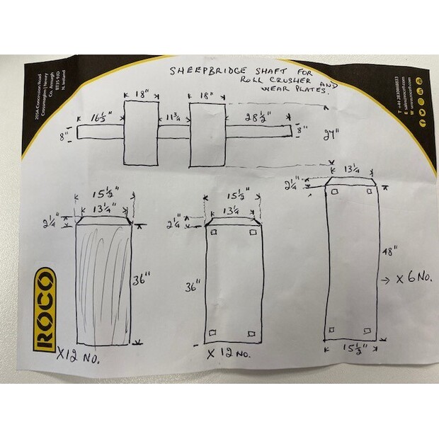 Sheepbridge Roll Crusher Wear Parts-41243608