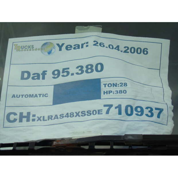 2006 DAF XF 95.380-41243960