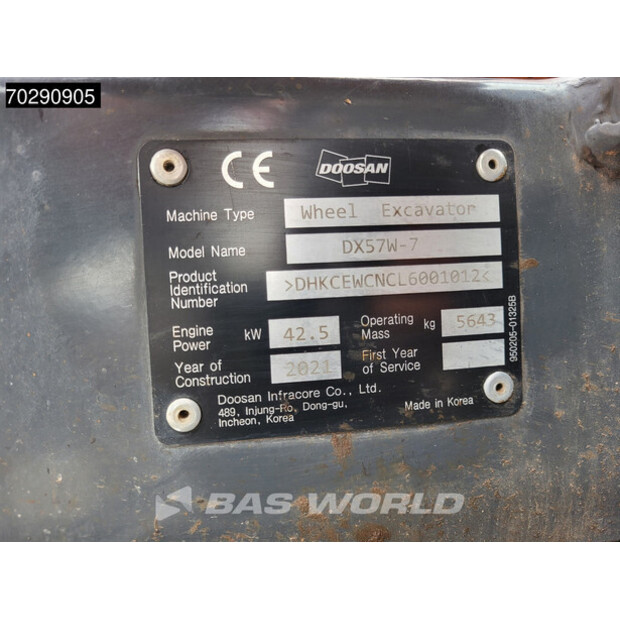2021 دووسان DX57W-7-41248058