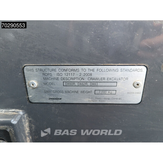 2021 Doosan DX63-3-41248280