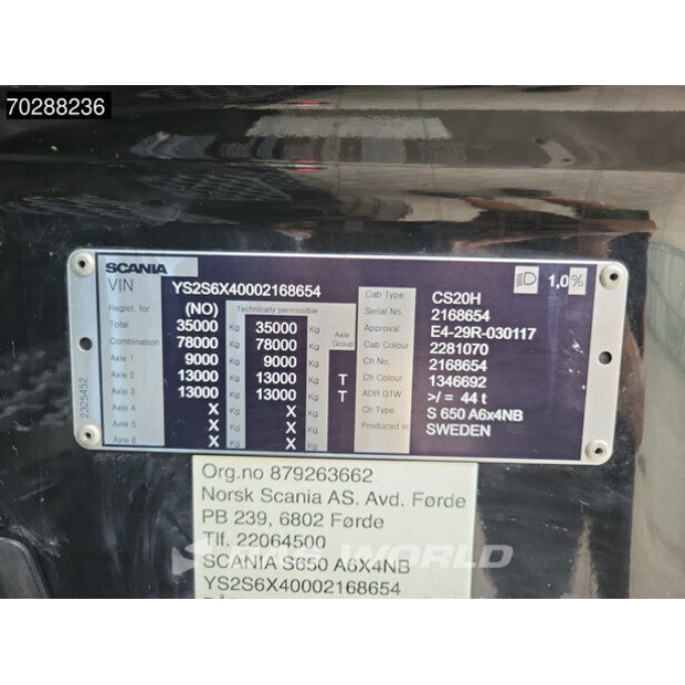 2019 Scania S650-41263475