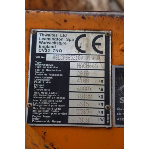 2010 Thwaites MACH665-41283444