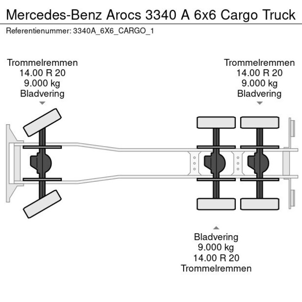 2025 Mercedes-Benz AROCS 3340-41290674