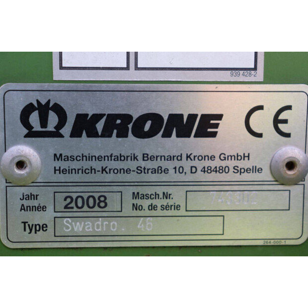 2008 Krone Swadro 46-41291330