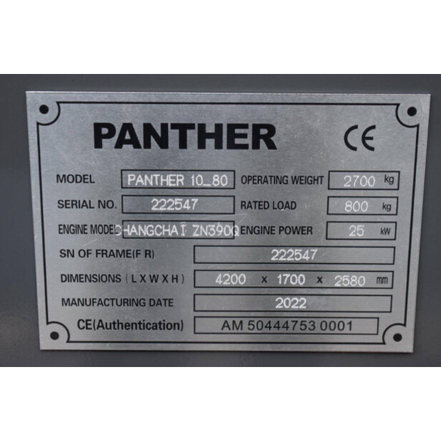 2022 Panther 10-08-41292018