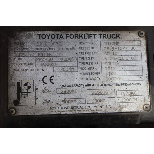 2012 Toyota 02-8FDF30-41294891