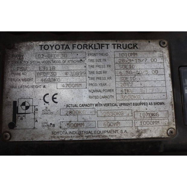 2012 Toyota 02-8FDF30-41294931