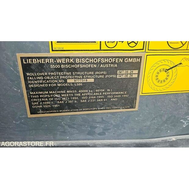2013 Liebherr L586-41308061