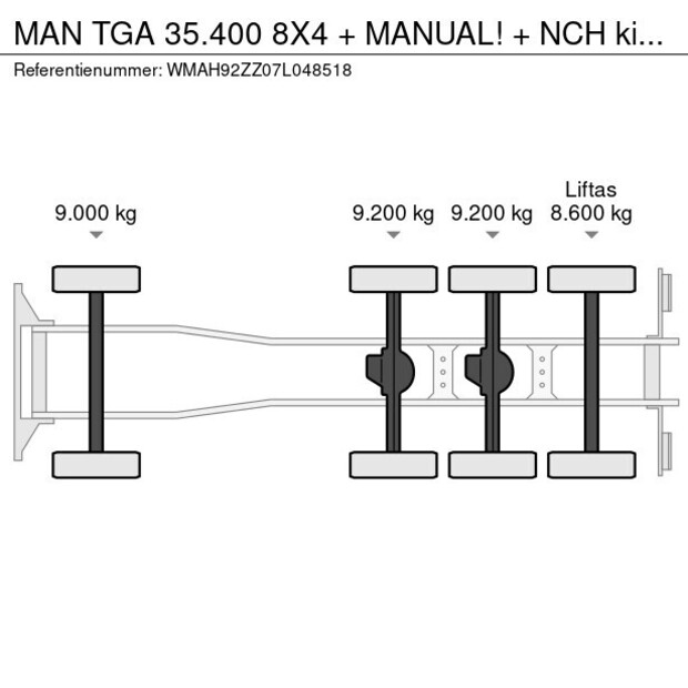 2007 MAN TGA 35.400-41309725
