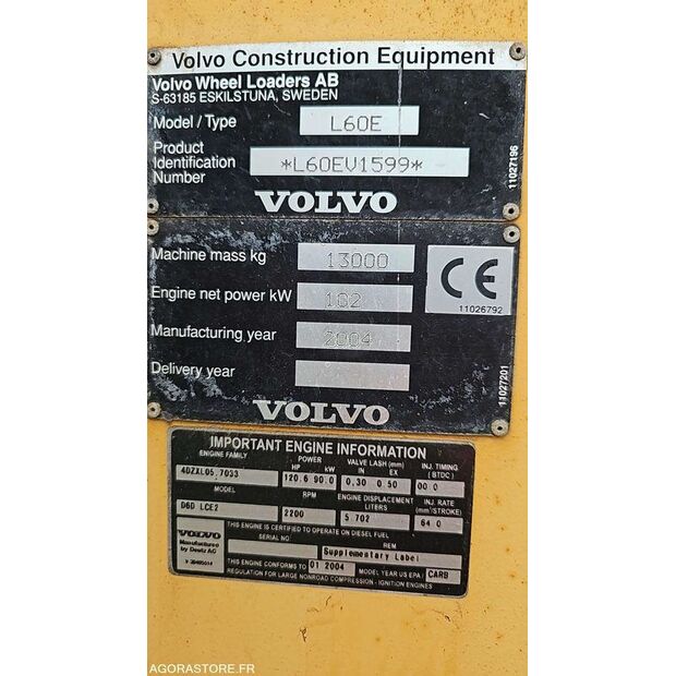 Volvo L60E-41322726