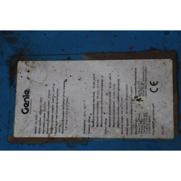 2015 Genie GS-2646-41323157