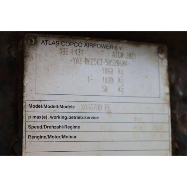 2005 Atlas-Copco XAS 67DD PE-41324843