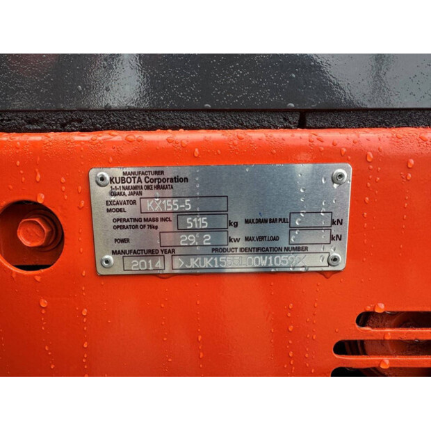 2014 KUBOTA KX155-5-41325266